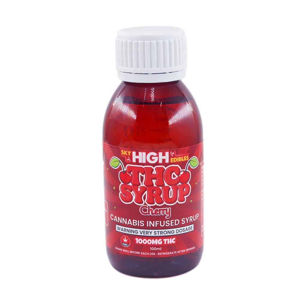 ZA SKYHIGHTHCSYRUP MG CHERRY Buy Sky High Syrup - Cherry 1000mg THC at MMJ Express Online Shop