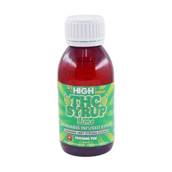 Buy Sky High Syrup - Lime 1000mg THC at MMJ Express Online Shop