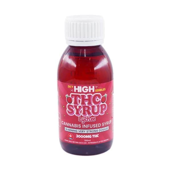 Buy Sky High Syrup - Lychee 3000mg THC at MMJ Express Online Shop