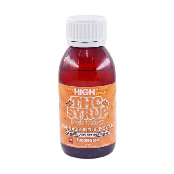 Buy Sky High Syrup - Peach Mango 3000mg THC at MMJ Express Online Shop
