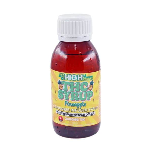 Buy Sky High Syrup - Pineapple 3000mg THC at MMJ Express Online Shop